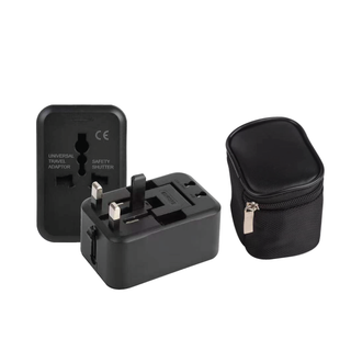 Universal Travel Adapter Plug Socket with Pouch