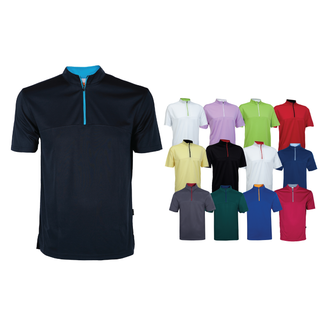 Half-Zip Mock Neck Microfiber Shirt (Unisex)