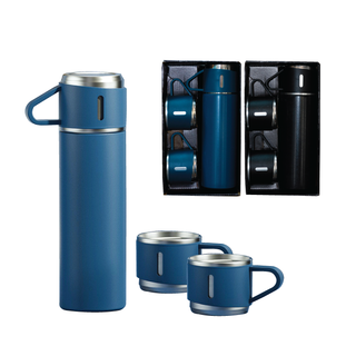 500ml Double Wall Stainless Steel Tumbler Set with Cups