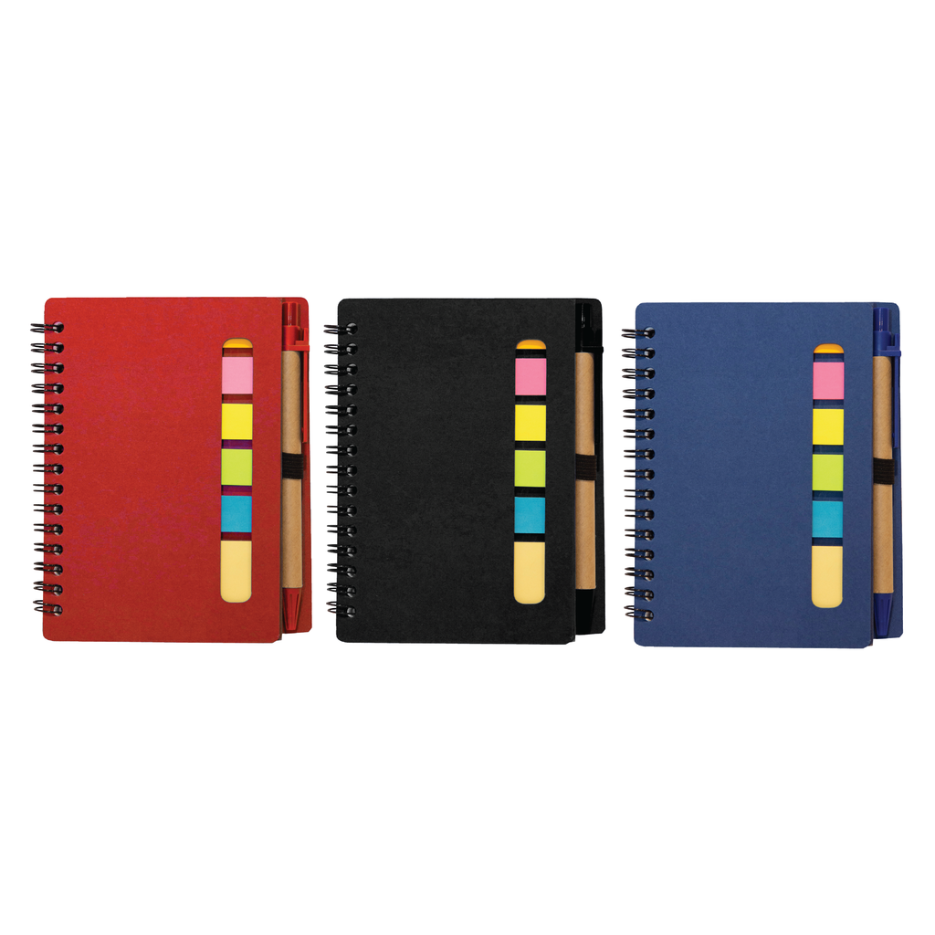 Eco Notepad With Pen & Sticky Note – 52 Premium Crests