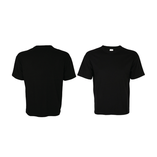 Oversized Cotton Short Sleeve Basic Tee (Unisex)