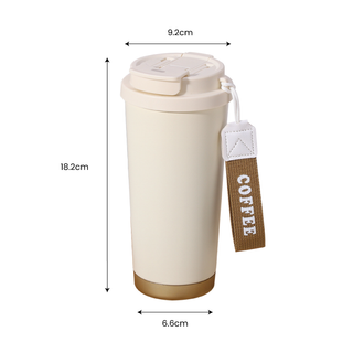520ml Coffee Mug (316 Stainless Steel with Ceramic Inner Coating)