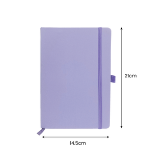 Customised A5 Macaron Color Notebook with Strap