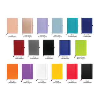 Customised A5 Macaron Color Notebook with Strap