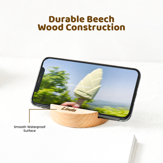 Wooden Phone Holder Stand