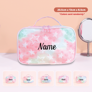 Personalized Makeup Organizer Travel Pouch  Gorgeous Christmas Gift For Besties | Sisters