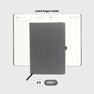 Personalised A5 Notebook with Strap |  Hardcover Notebook Planner Business PU Leather Journal  Corporate Gift