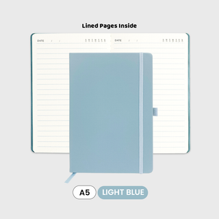 Personalised A5 Notebook with Strap |  Hardcover Notebook Planner Business PU Leather Journal  Corporate Gift