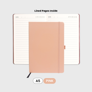 Personalised A5 Notebook with Strap |  Hardcover Notebook Planner Business PU Leather Journal  Corporate Gift