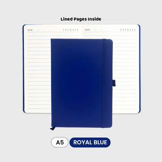 Personalised A5 Notebook with Strap |  Hardcover Notebook Planner Business PU Leather Journal  Corporate Gift