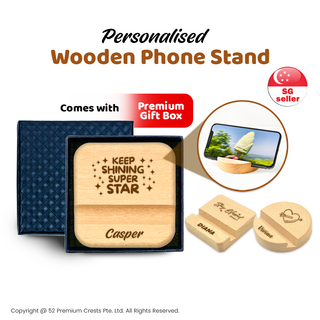 Wooden Phone Holder Stand