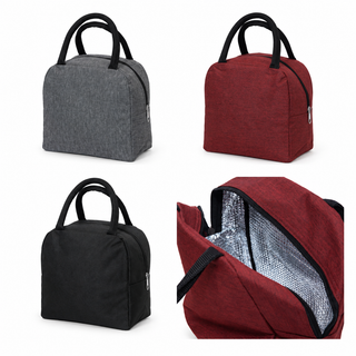 Two-Tone Nylon Insulated Cooler Bag