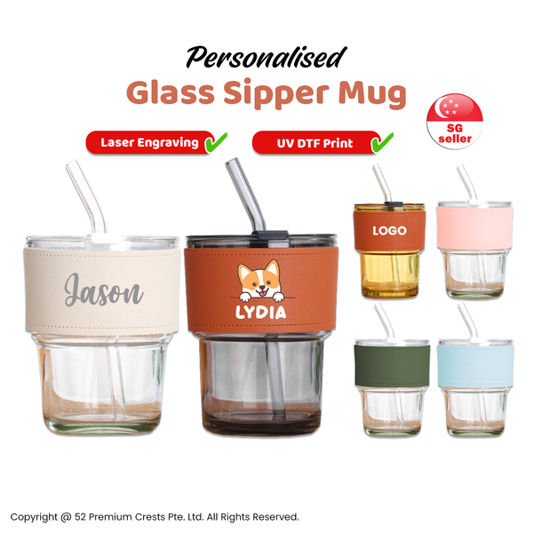 Glass Sipper Mug