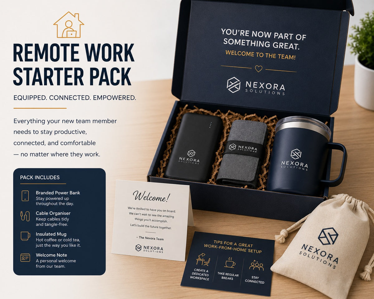 Remote work starter pack for employee onboarding