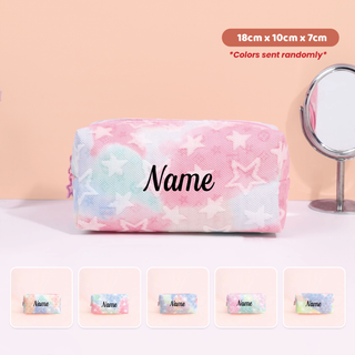 Personalized Makeup Organizer Travel Pouch  Gorgeous Christmas Gift For Besties | Sisters