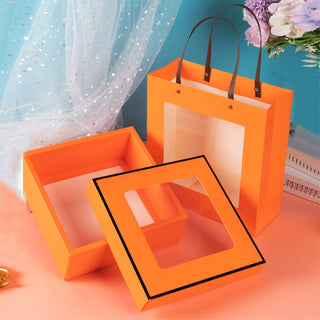 Square Gift Box with Top Window
