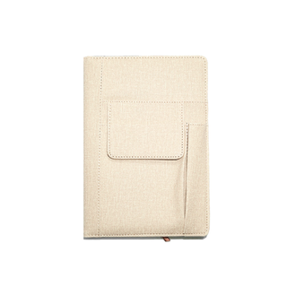 Customised A5 PU Leather Notebook with Pocket