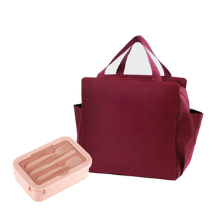 Customised Bento Lunch Box with Lunch Bag Set