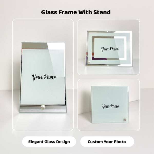 Glass Frame With Stand