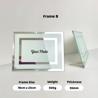 Glass Frame With Stand