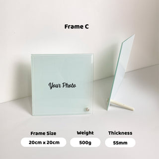 Glass Frame With Stand
