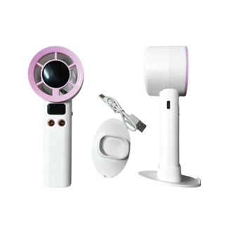 LED Display Handheld Fan With Base 1200mAh YL015