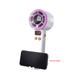 LED Display Handheld Fan With Base 1200mAh YL015