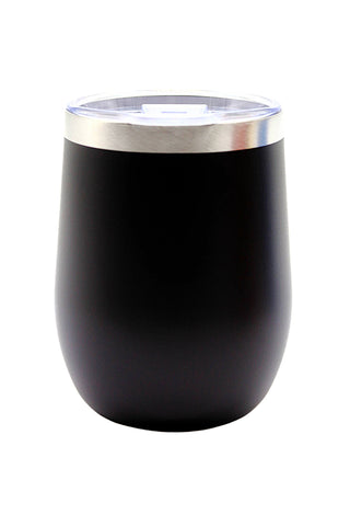 360ml Matt Stainless Steel Mug with Lid