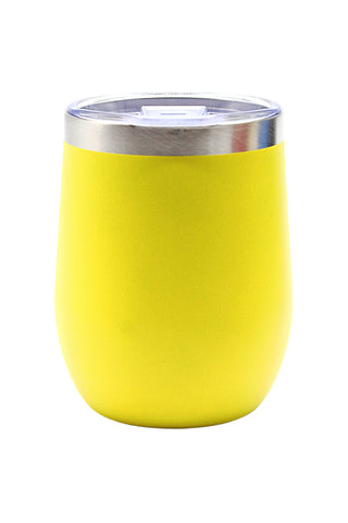 360ml Matt Stainless Steel Mug with Lid