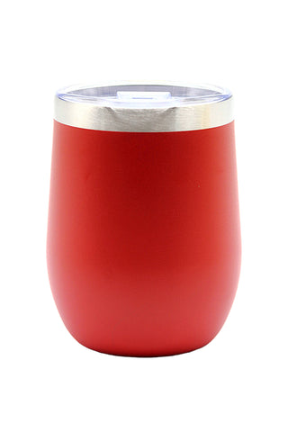 360ml Matt Stainless Steel Mug with Lid