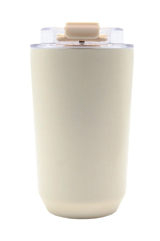 380ml Matt Stainless Steel Mug with PP Lid