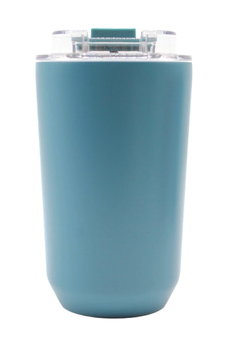 380ml Matt Stainless Steel Mug with PP Lid
