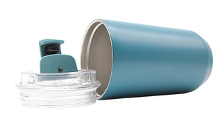 380ml Matt Stainless Steel Mug with PP Lid