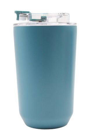 380ml Matt Stainless Steel Mug with PP Lid