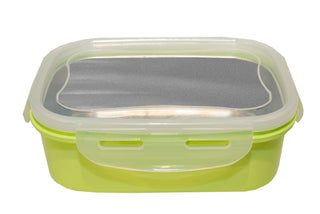 PP and Stainless Steel Food Container with Spoon