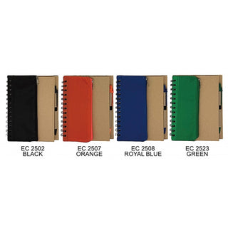70-Sheet Notepad Set with Pen and Non-Woven Pouch