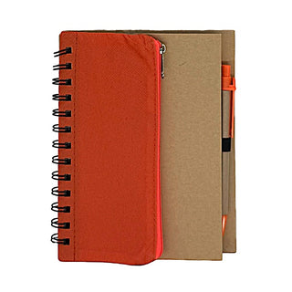 70-Sheet Notepad Set with Pen and Non-Woven Pouch