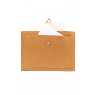 Felt Multi-Compartment Document Pouch (37.5 × 27.5 cm)