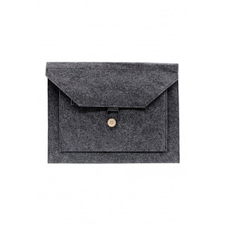 Felt Multi-Compartment Document Pouch (36 × 27.5 cm)