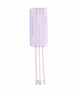10,000mAh Power Bank with Built-In Cable
