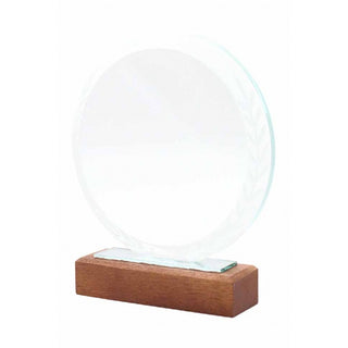 Wooden Crystal Plaque SV33