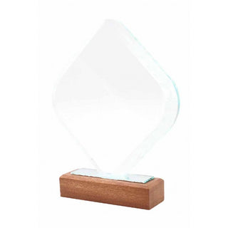 Wooden Crystal Plaque SV35