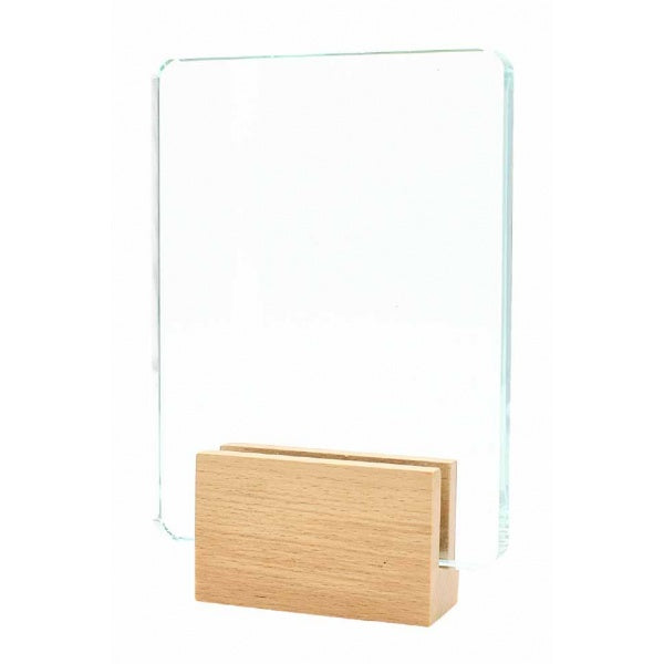 Wooden Crystal Plaque SV39