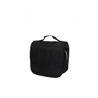 Two-Tone Nylon Toiletries Bag with 3 Compartments