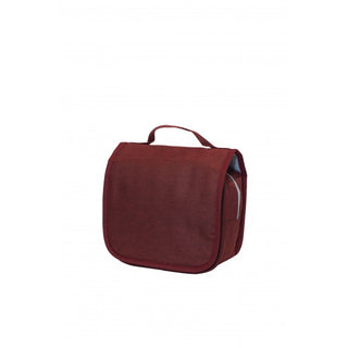 Two-Tone Nylon Toiletries Bag with 3 Compartments